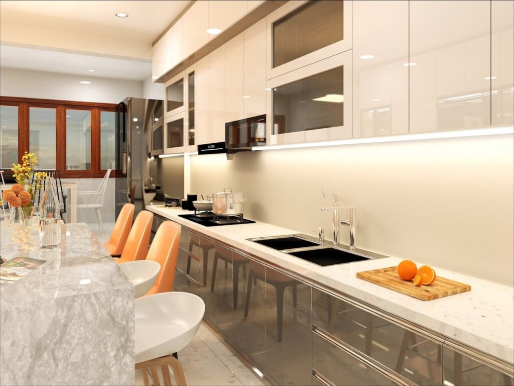 Modern Furniture in Luxury Kitchen